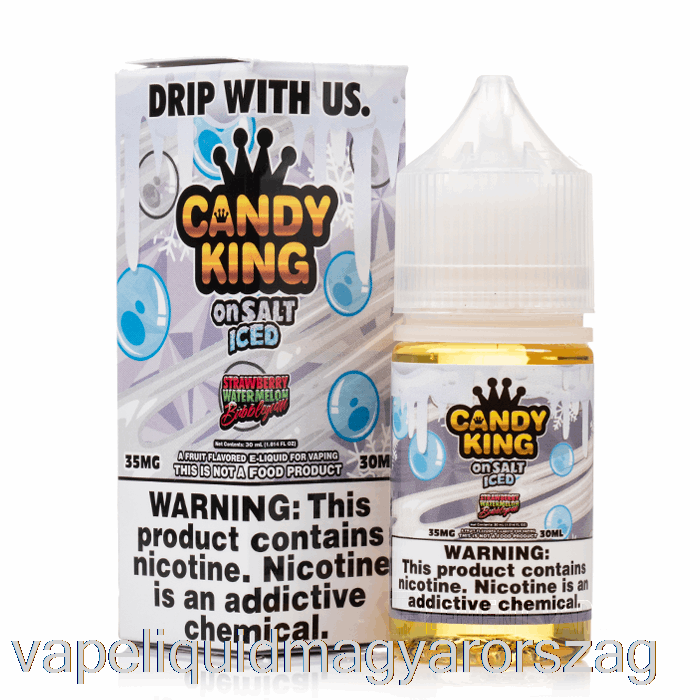Jeges Eper Görögdinnye Rágógumi - Cukorka Király Sóval - 30ml 50mg Vape E Cigi